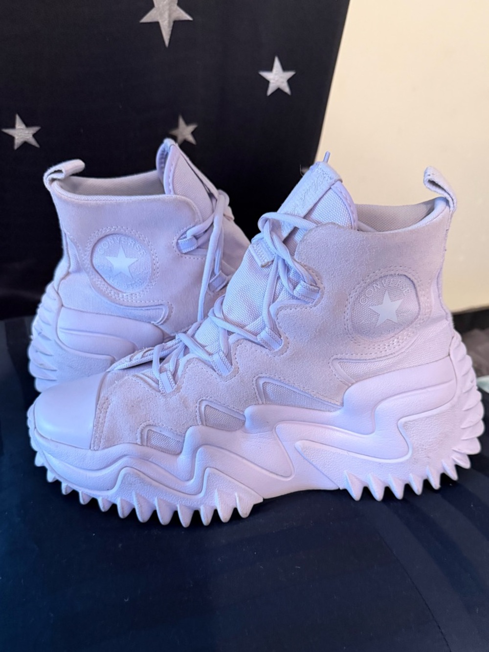 Converse Run Star Motion High Top Sneakers - Lilac